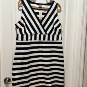 SALE:  Stripped Spring dress, XL